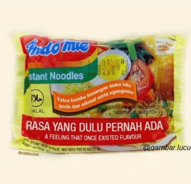 Niatnya makan mie biar kenyang, eh baper.