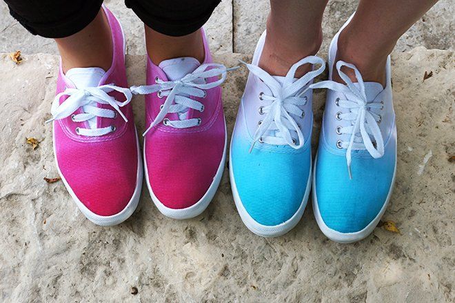 ombre shoes super keren!