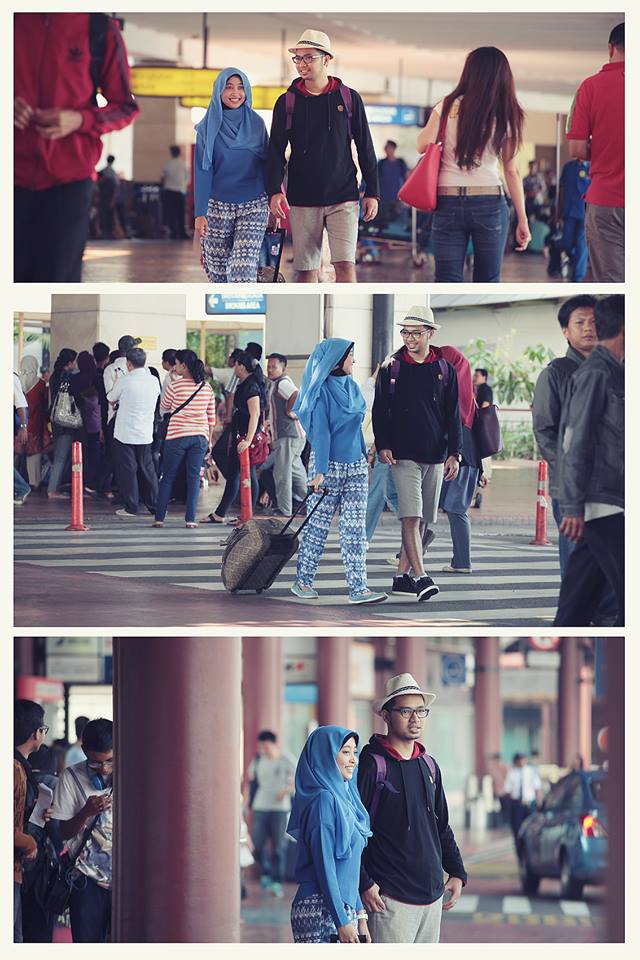 jarang 'kan pre wedding di bandara?