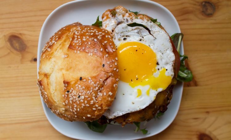 egg burger