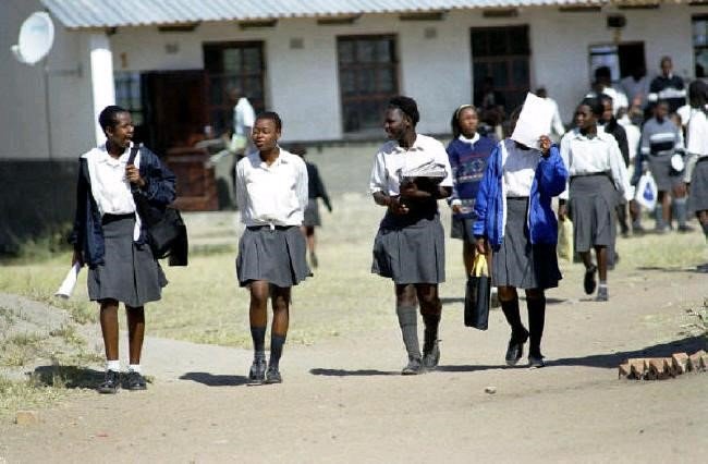 school girls in South Africa