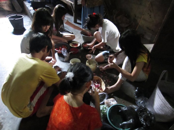 Biasanya rempong masak di dapur