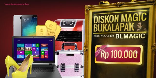 Diskon Magic Bukalapak!