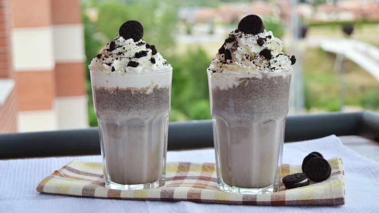 cookies and cream milkshake