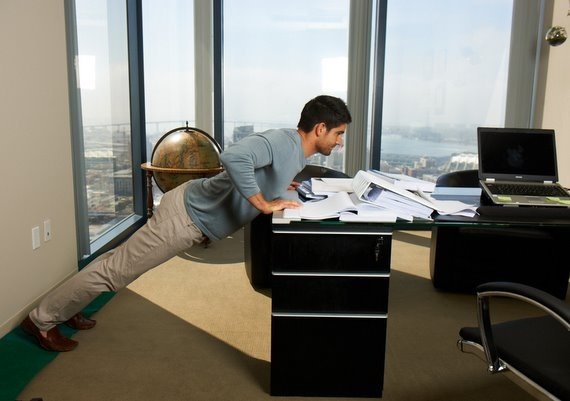 push up disesuaikan dengan kondisi kantor