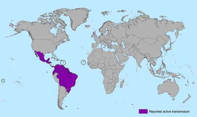 Penyebaran virus Zika