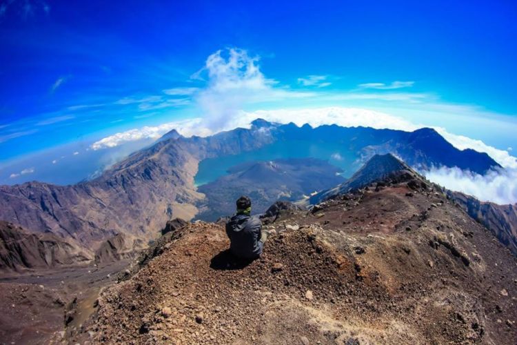 Muncak Rinjani coy