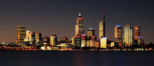 perth di waktu malam, romantisss