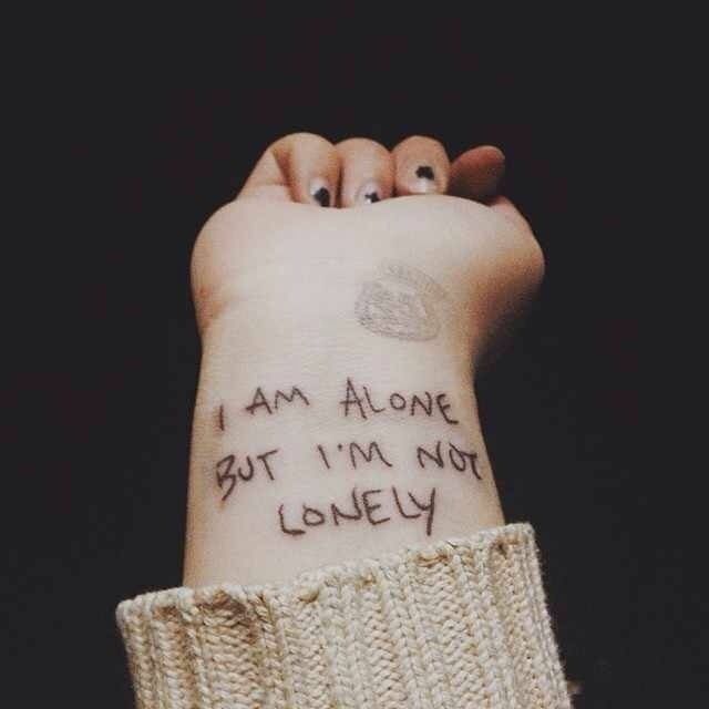 I am not lonely