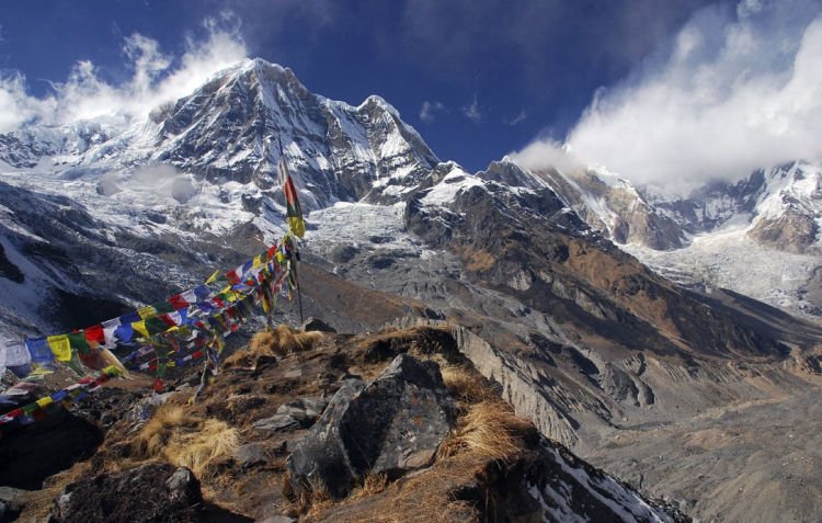 Pemandangan di Annapurna.