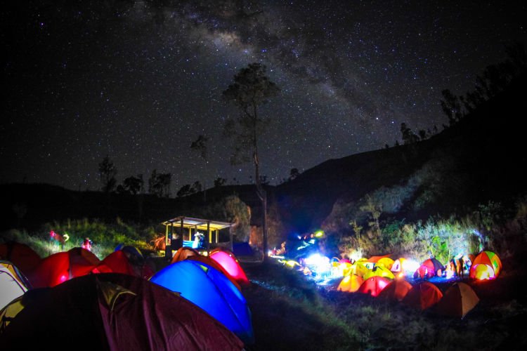 suatu malam di gunung rinjani