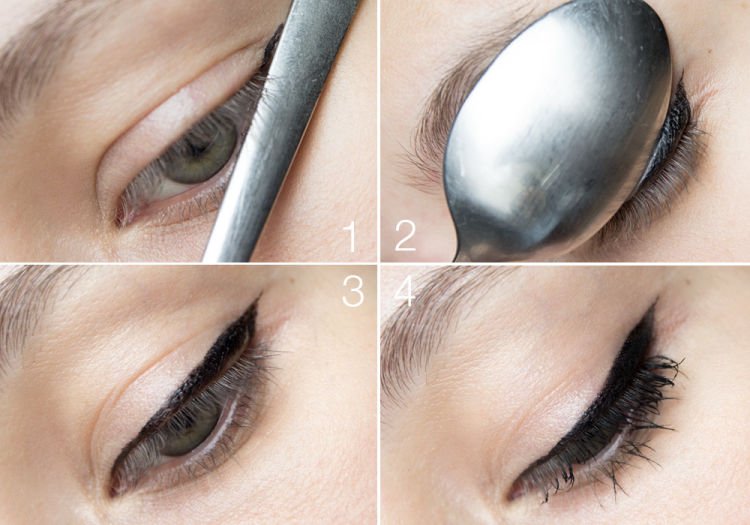 bentuk eyeliner yang presisi