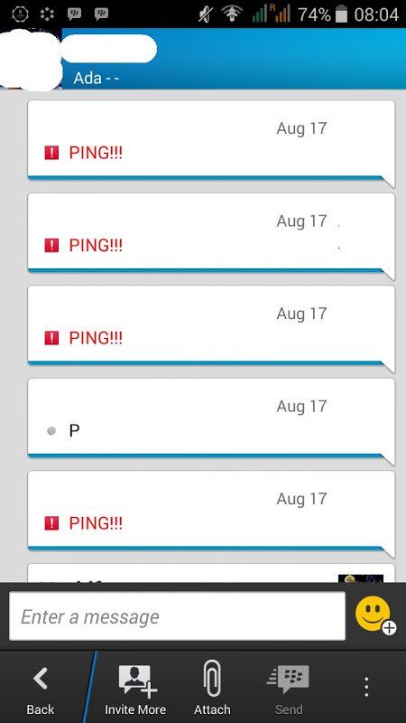 PING! PING! PING!