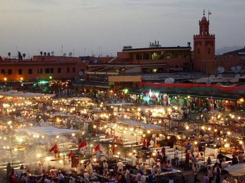 Djemaa el Fna di Marrakesh.