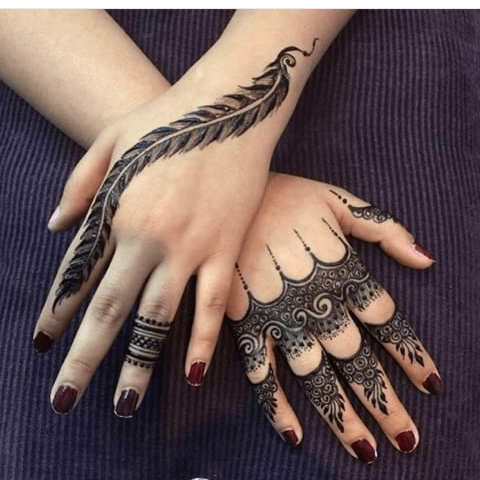 16 Inpirasi Henna  Art Anti Mainstream Demi Momen 