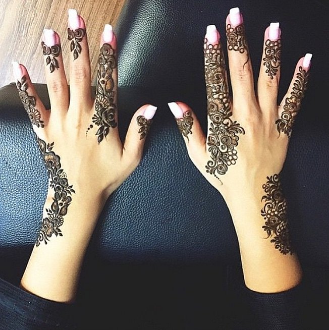 16 Inpirasi Henna  Art Anti Mainstream Demi Momen 