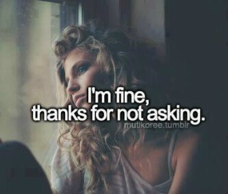 im fine