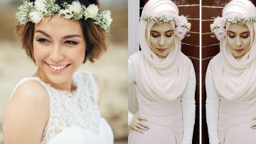 Hijab atau Rambut Mahkota Kepalamu Akan Terlihat Menawan dengan 12 Inspirasi Flower Crown Ini untuk Hari Bahagiamu!