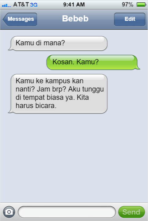 SMS pacar