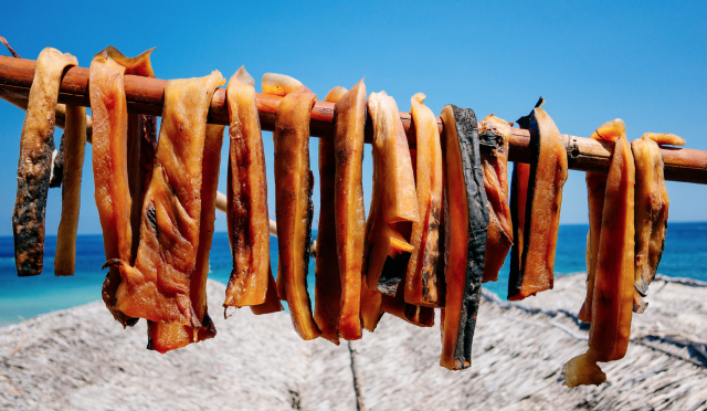 Dried Whale Meat by Ahmad Syukaery 