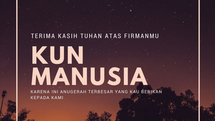 Diciptakan Sebagai Manusia Aadalah Nikmat Terbesar Kita