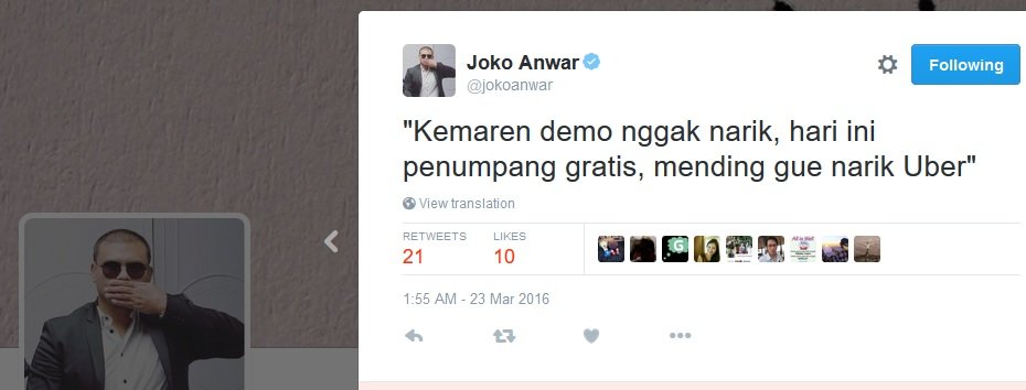 Heboh Demo Taksi Belum Berlalu. Ada 10 Jokes Lucu Ini yang Layak Kamu Tahu!