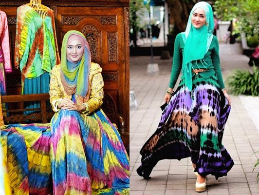 rok ombre ala dian pelangi