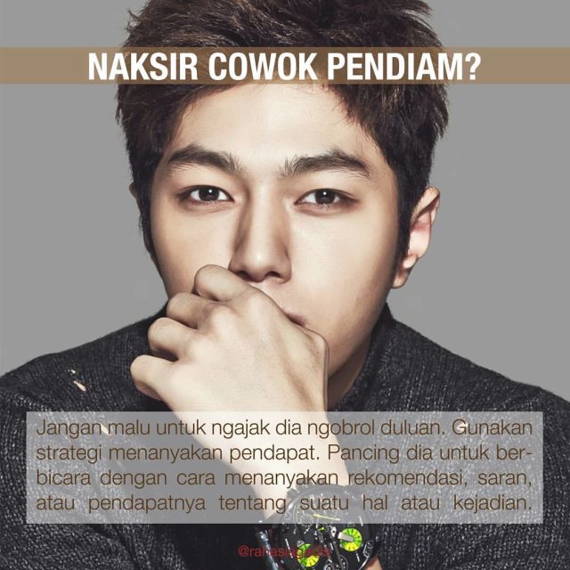 Naksir cowok pendiam