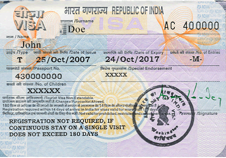 karena masuk India butuh VISA