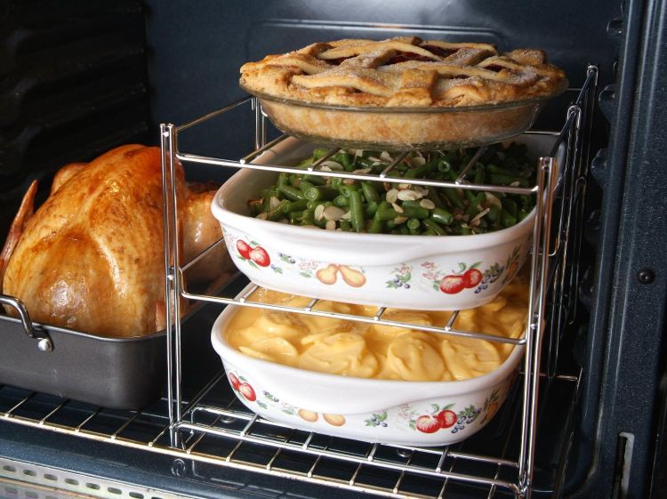 3-tier oven rack