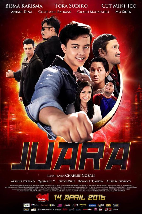 Poster film yang dibintangi Bisma.