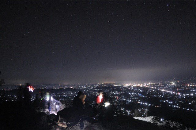 View gemintang di puncak Gunung Pringgitan, by: @evyagustyaningsih