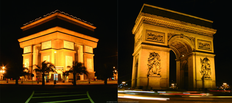 Simpang Lima Gumul Vs Arc De Triomphe