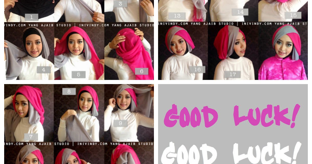 Image Result For Tutorial Hijab Wisuda Paris  Warna