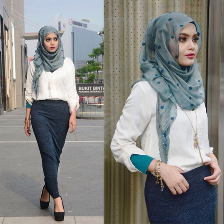 pencil skirt buat yang berhijab