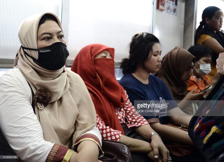 pakai masker biar penyakit nggak pada dateng