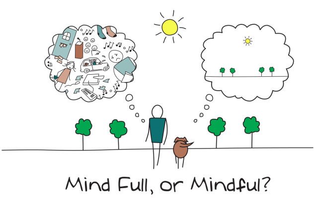 Mind full vs mindful