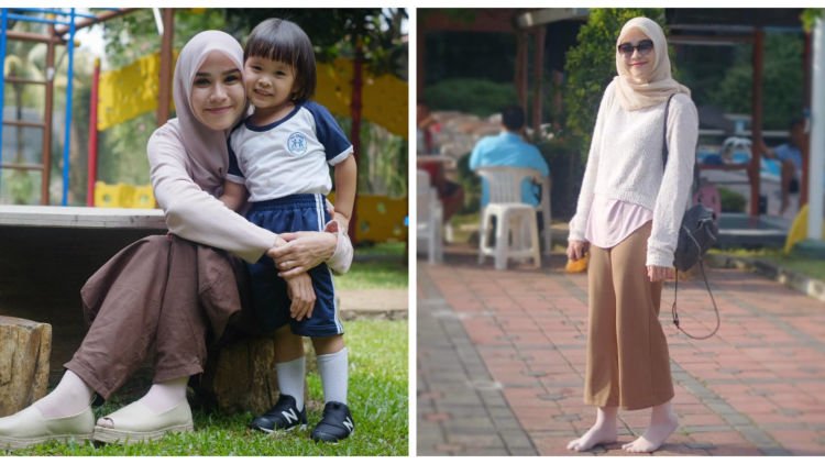 11 Ide Gaya Hijab Komplit dengan Kaos Kaki. Menutup Aurat Bukan Berarti Nggak Cantik Lagi