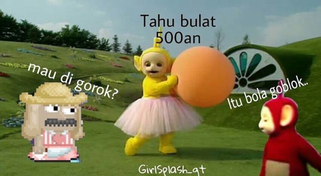 teletubbies via IG @girlsplash_gt