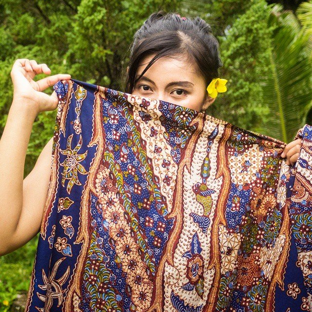 Motif Batik Srikit asli Kebumen yang telah mendunia.