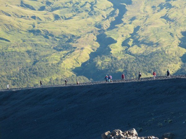 Mount Rinjani volcano trekking