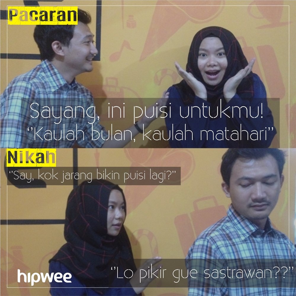 8 Meme ‘Before-After’ Pacaran dan Nikah. Kamu Bakal Gimana Ya?