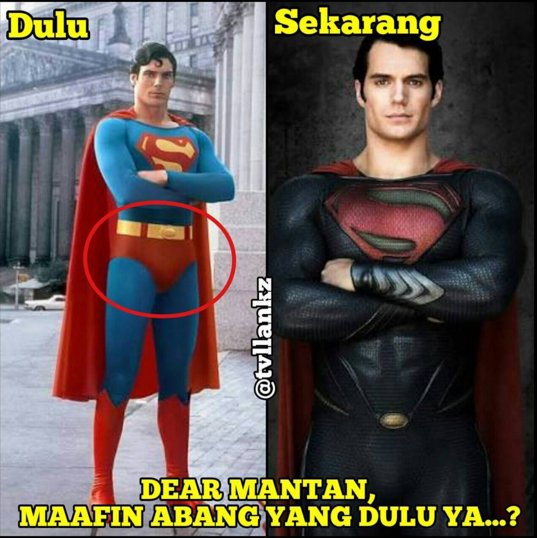 Superman yang dulu dan sekarang