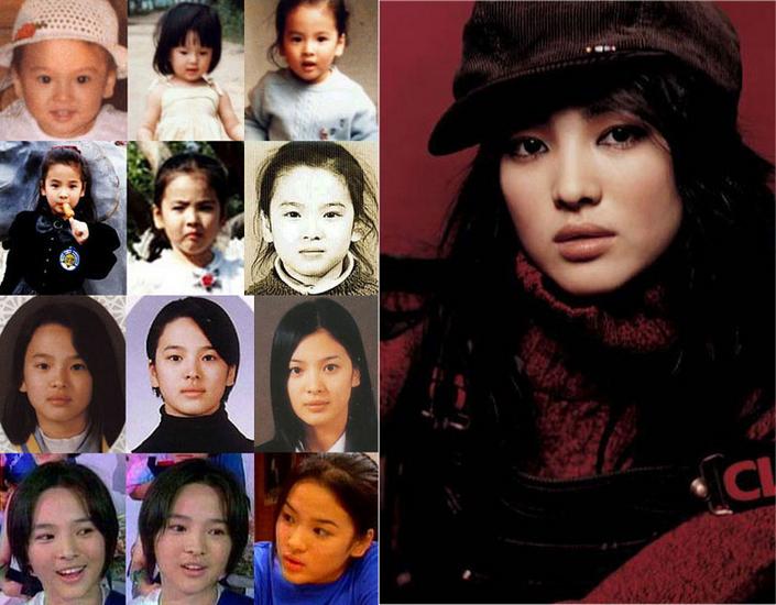 Song Hye Kyo memang udah cantik dari dulu. Bahkan saat masih kecil juga udah terlihat kecantikannya.