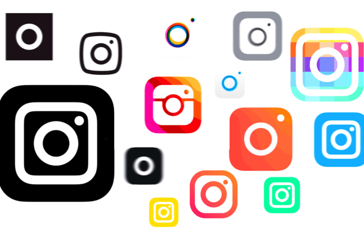 Berbagai pilihan logo instagram