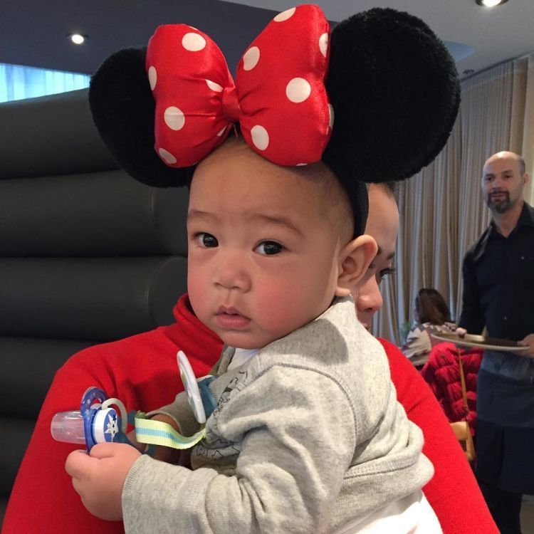 Rafathar jadi minnie mouse.