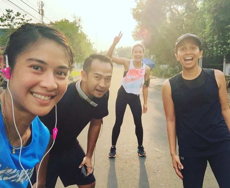 Yuk, rutin jogging biar cantik kaya Dian Sastro... :p