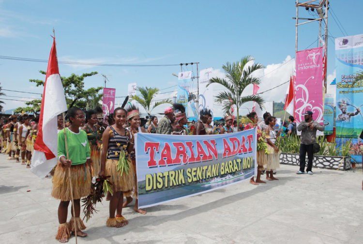 ini salah satu peserta dari distrik Sentani Barat