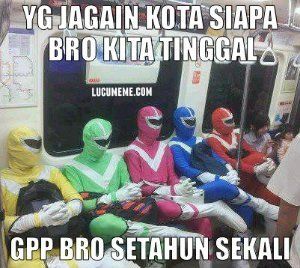 power rangers mudik lhoh, kamu?