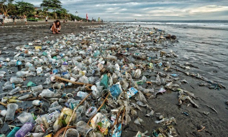 Gara-gara Kita, Pantai Yang Dulu Indah Kini Jadi Tercemar Sampah dan Limbah! Sedih Rasanya :(